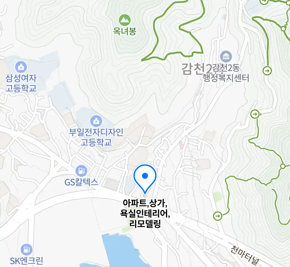 아파트,상가,욕실인테리어,리모델링 위치