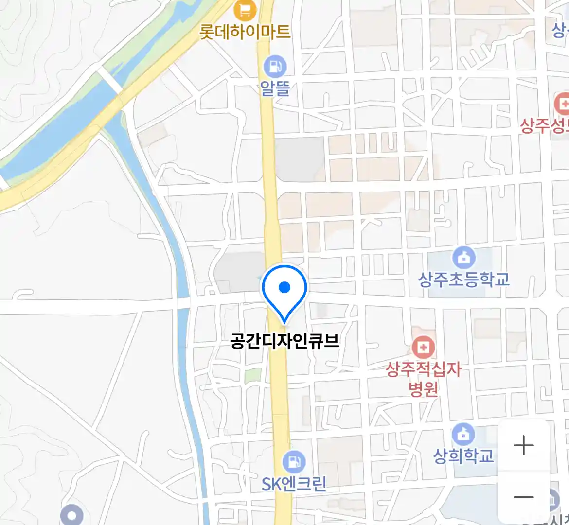 공간디자인큐브 위치