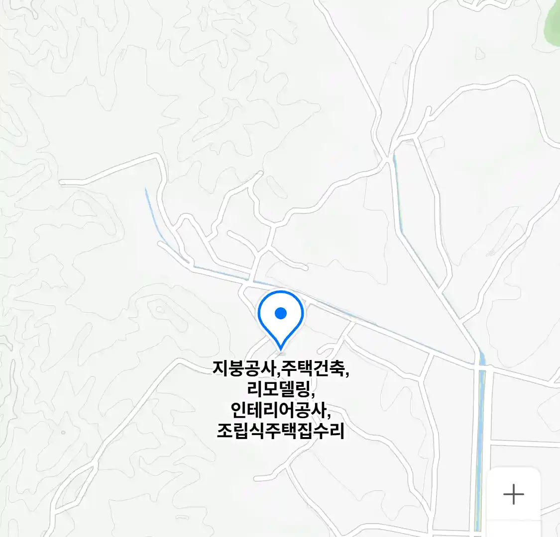 지붕공사,주택건축,리모델링,인테리어공사,조립식주택집수리 위치