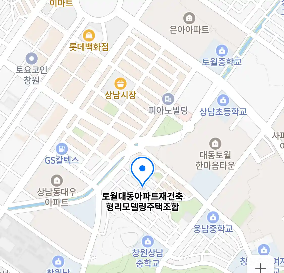 토월대동아파트재건축형리모델링주택조합 위치