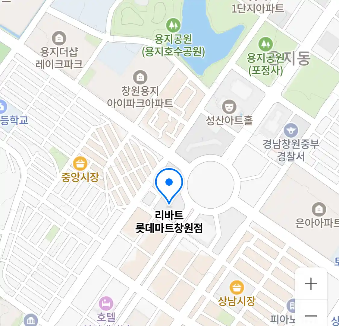 리바트 롯데마트창원점 위치
