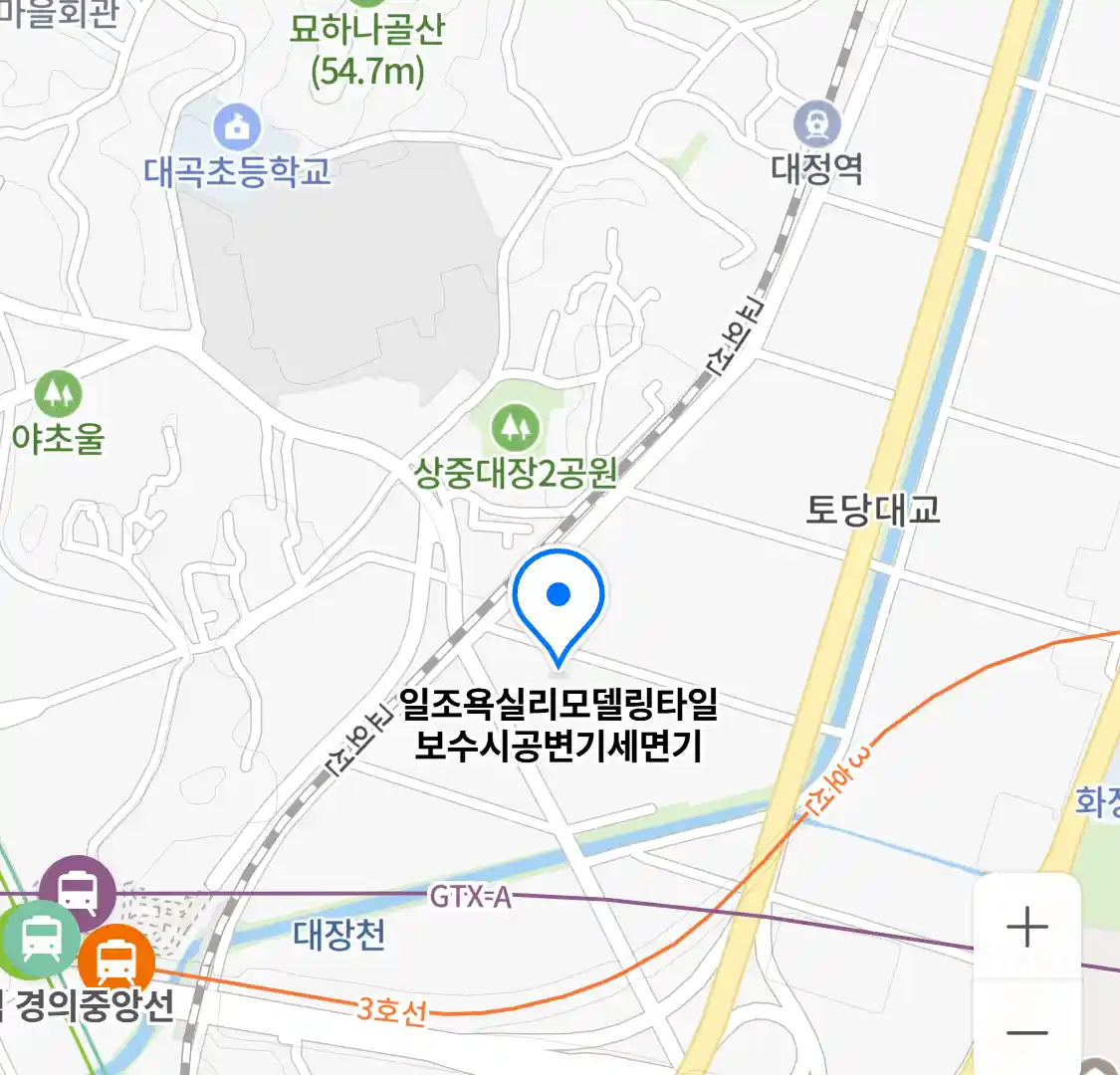 일조욕실리모델링타일보수시공변기세면기 위치