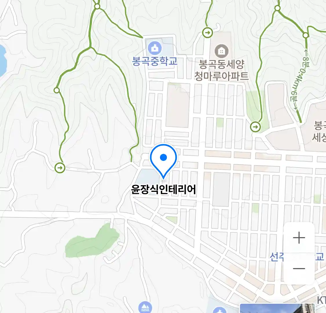 윤장식인테리어 위치