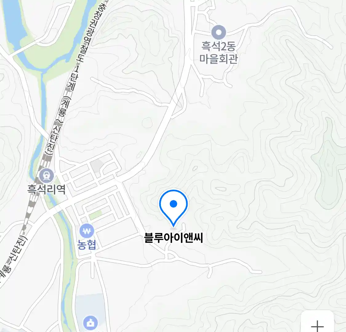 블루아이앤씨 위치