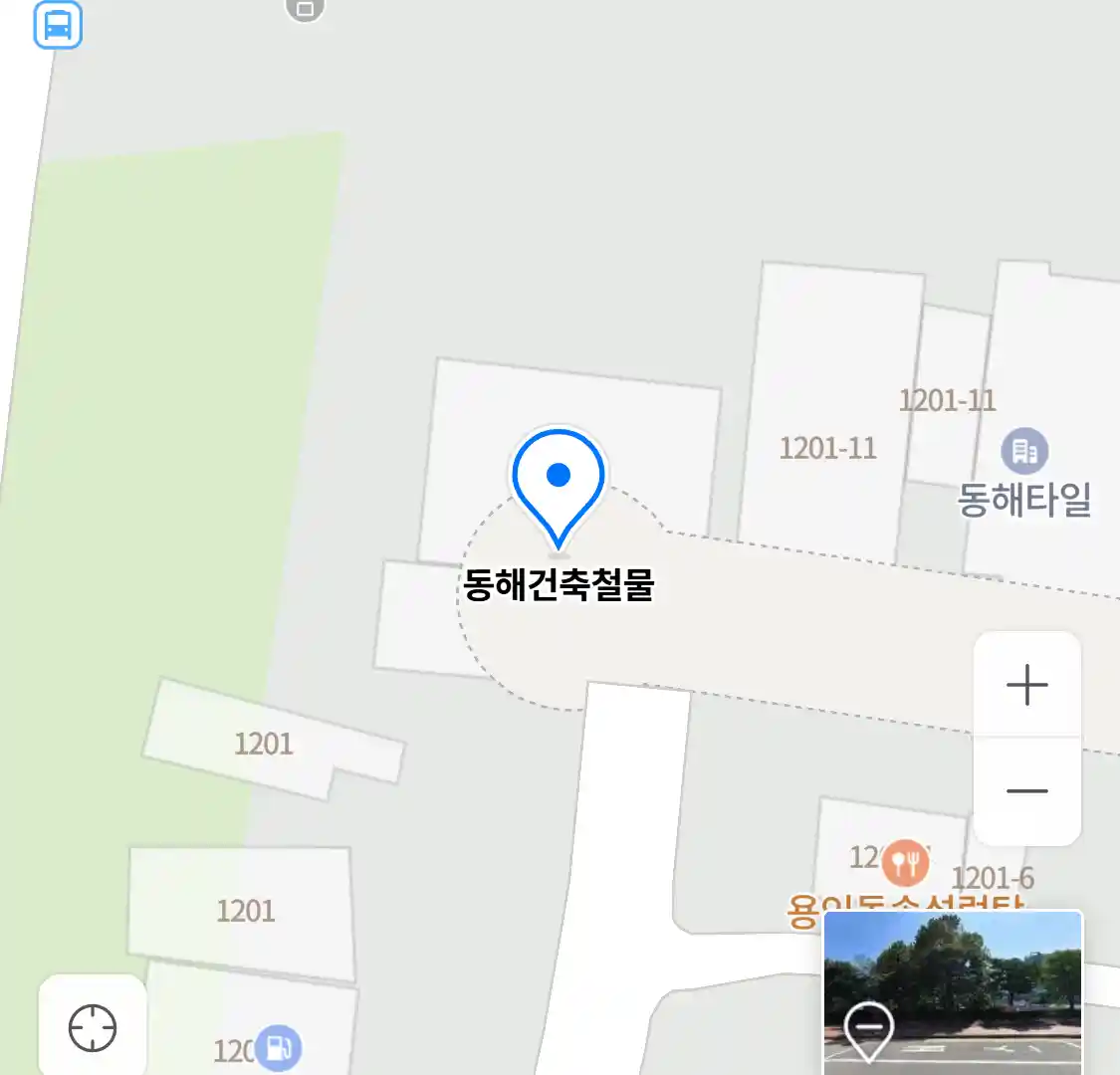 동해건축철물 위치