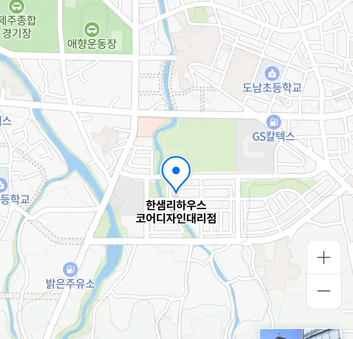 한샘리하우스 코어디자인대리점 위치