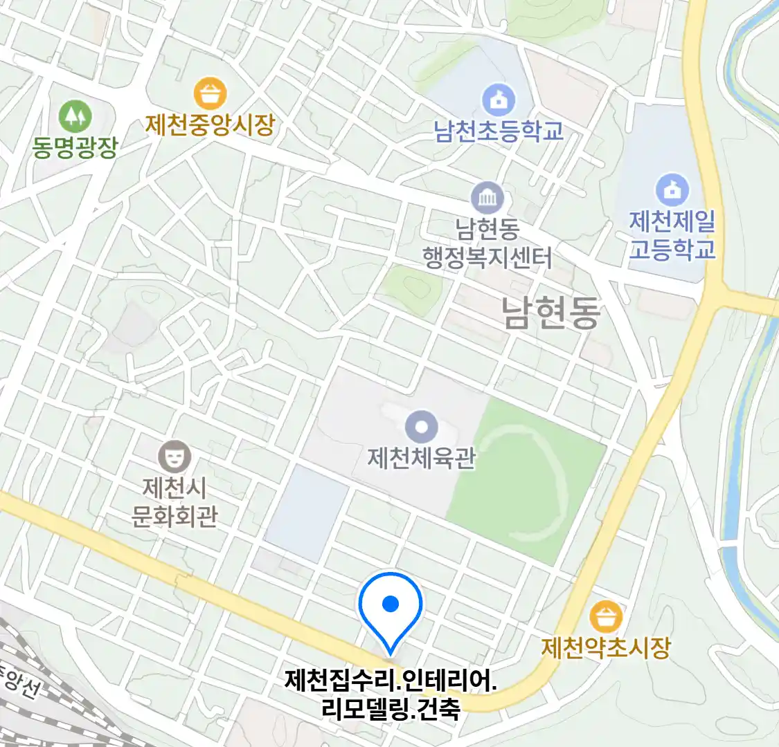 제천집수리.인테리어.리모델링.건축 위치