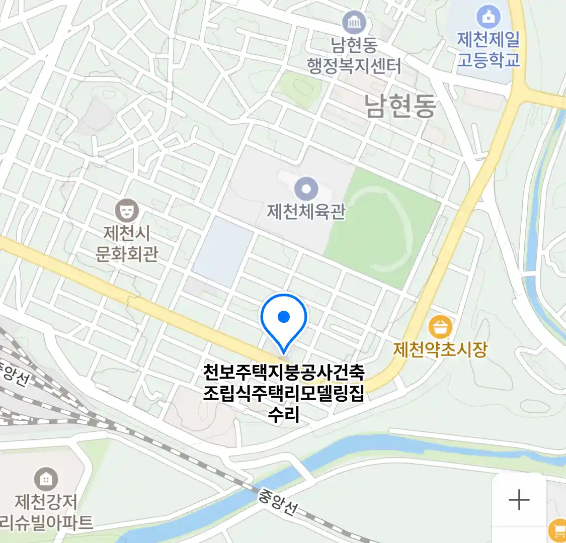 천보주택지붕공사건축조립식주택리모델링집수리 위치
