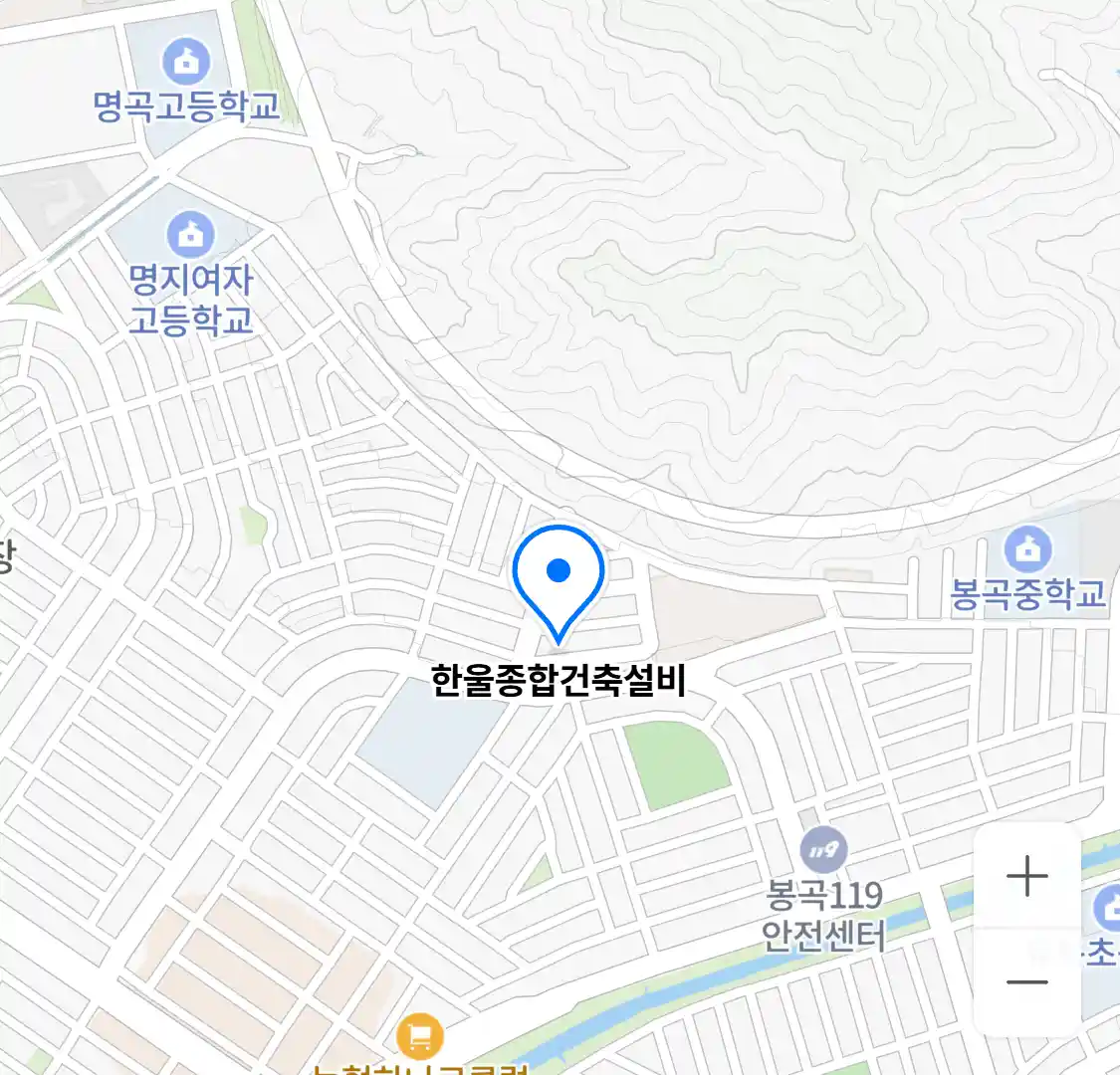 한울종합건축설비 위치