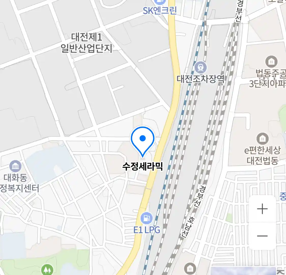 수정세라믹 위치