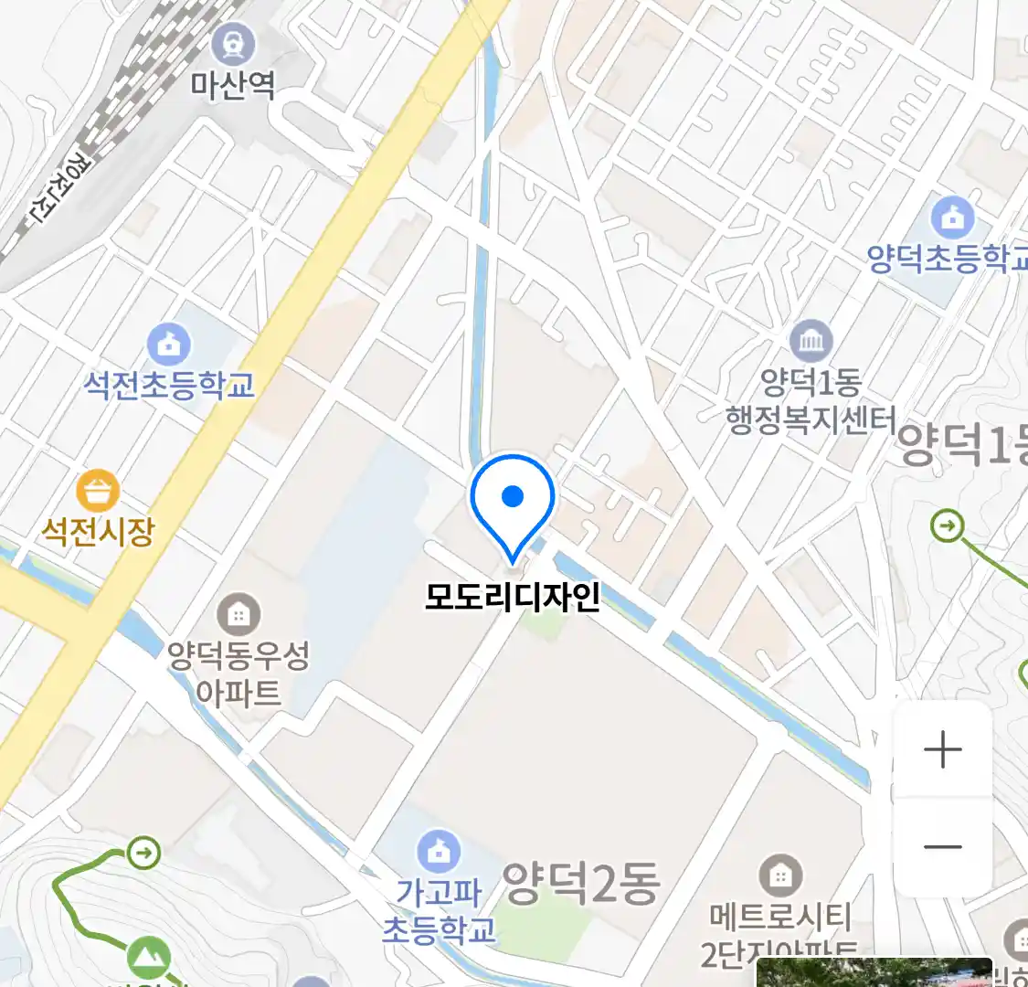 모도리디자인 위치