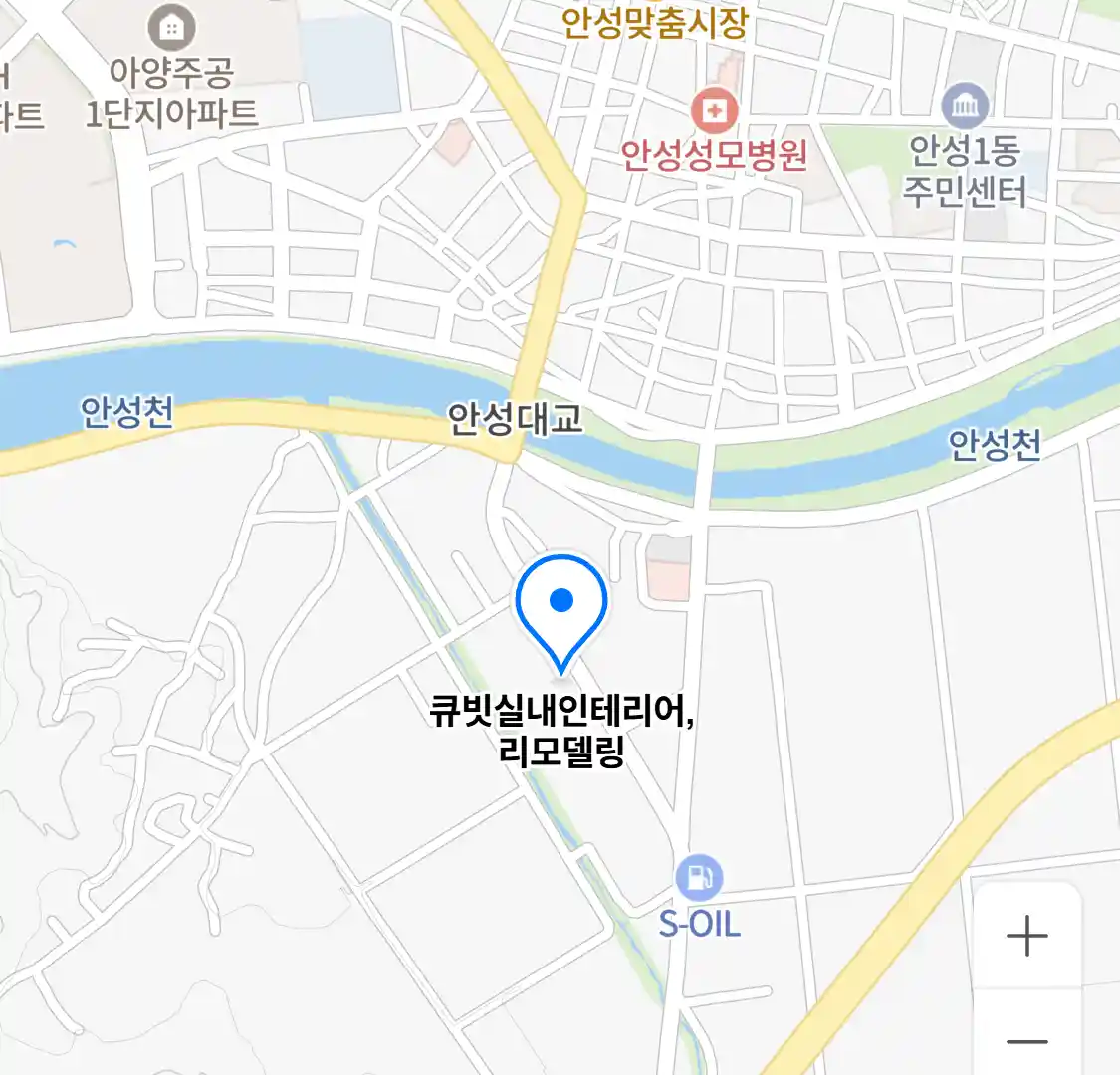 큐빗실내인테리어,리모델링 위치