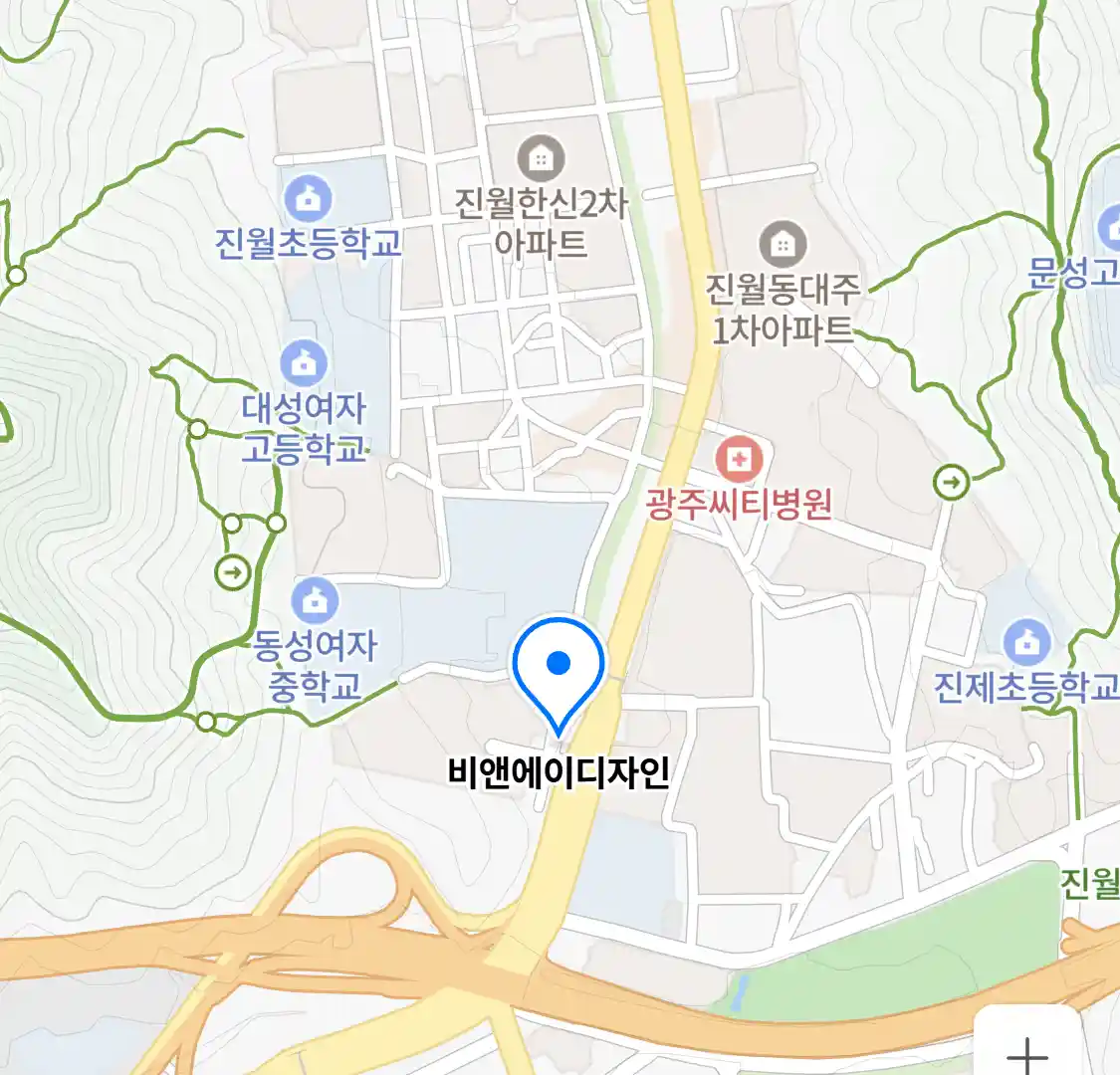 비앤에이디자인 위치