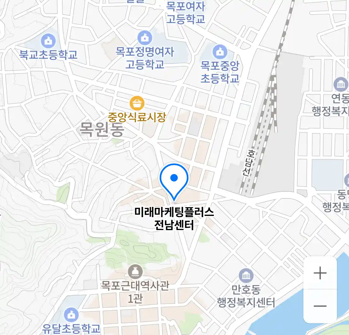 미래마케팅플러스 전남센터 위치