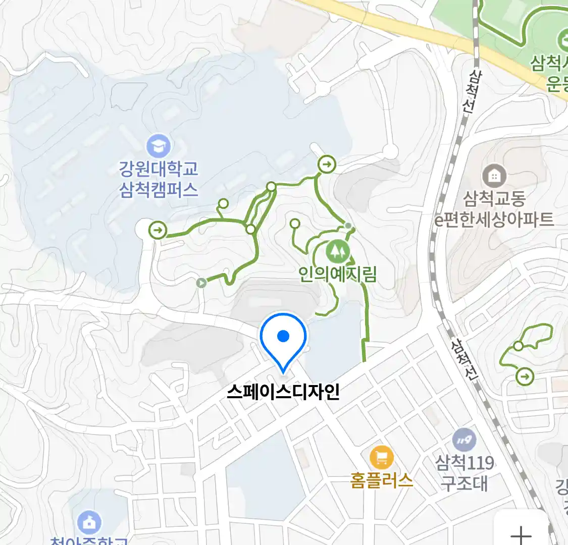스페이스디자인 위치