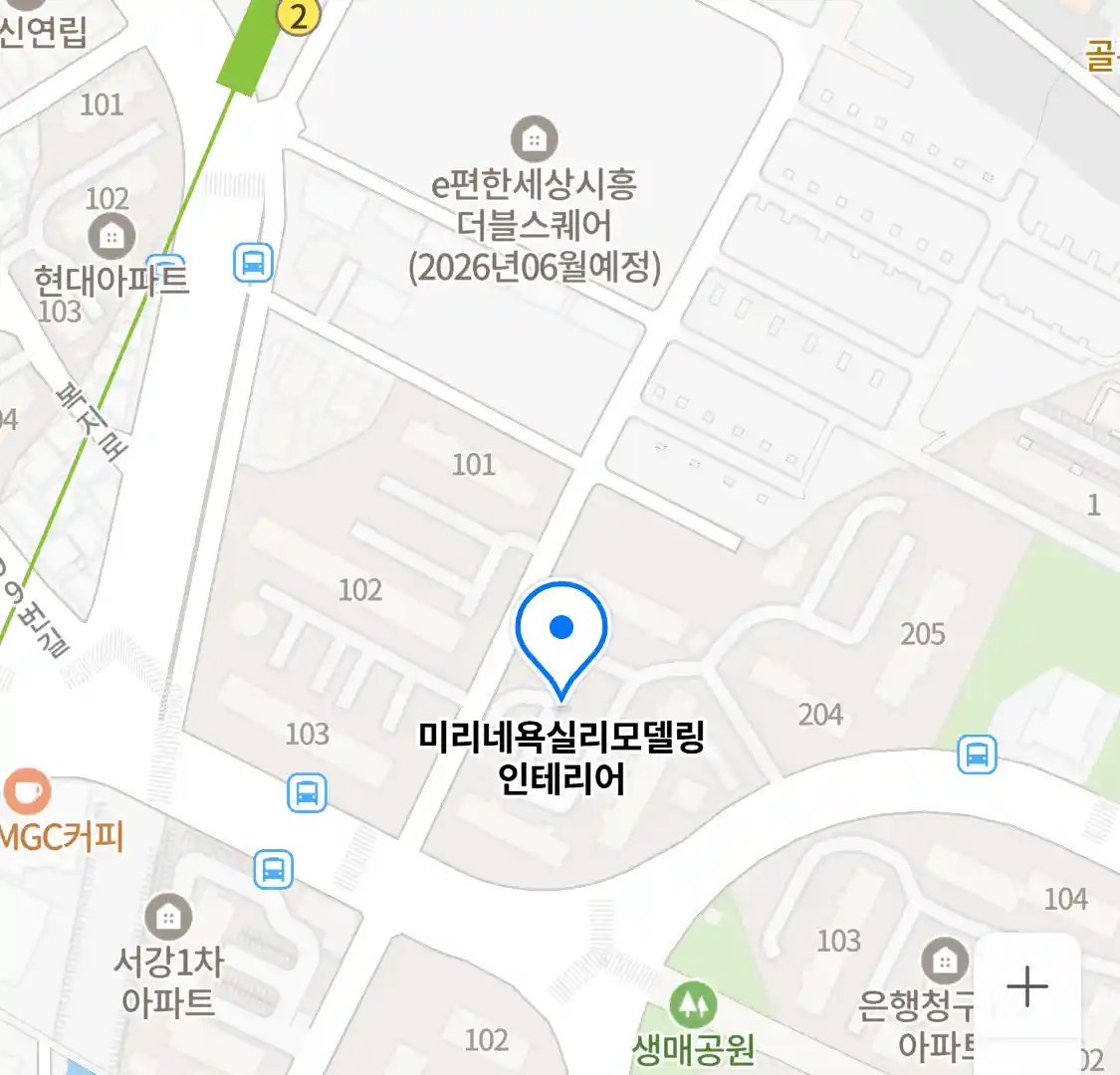 미리네욕실리모델링 인테리어 위치