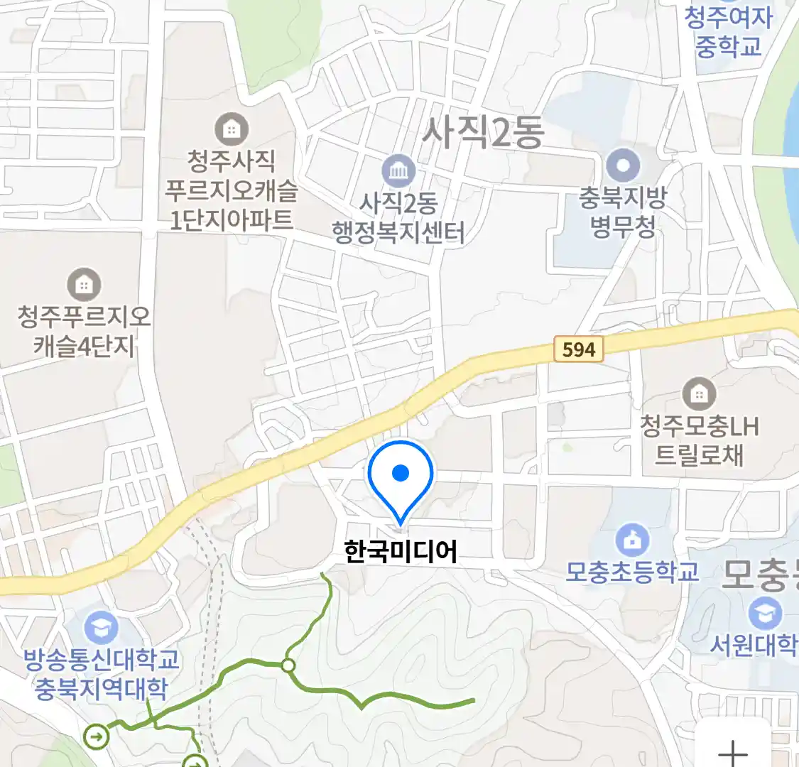 한국미디어 위치