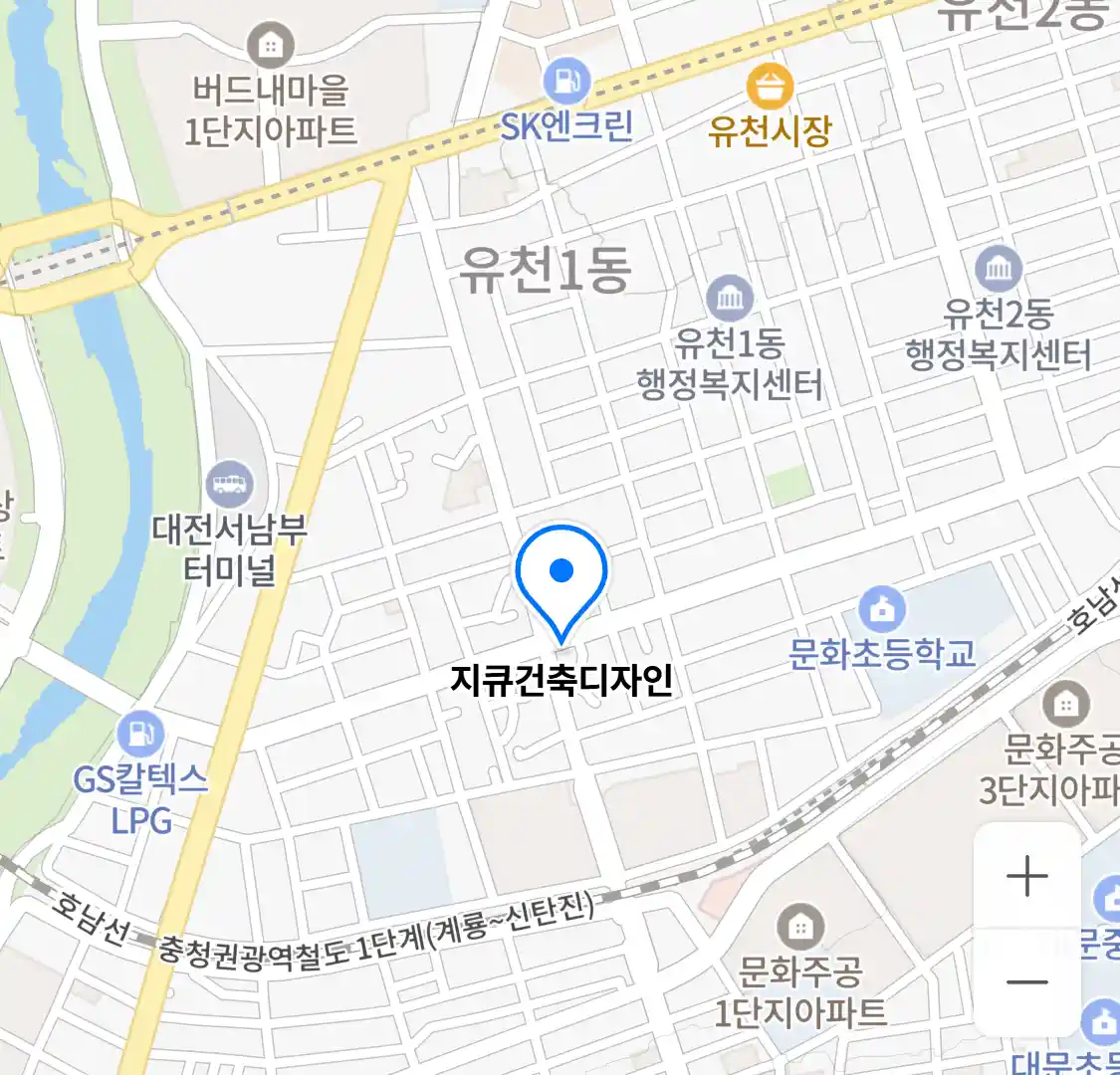 지큐건축디자인 위치