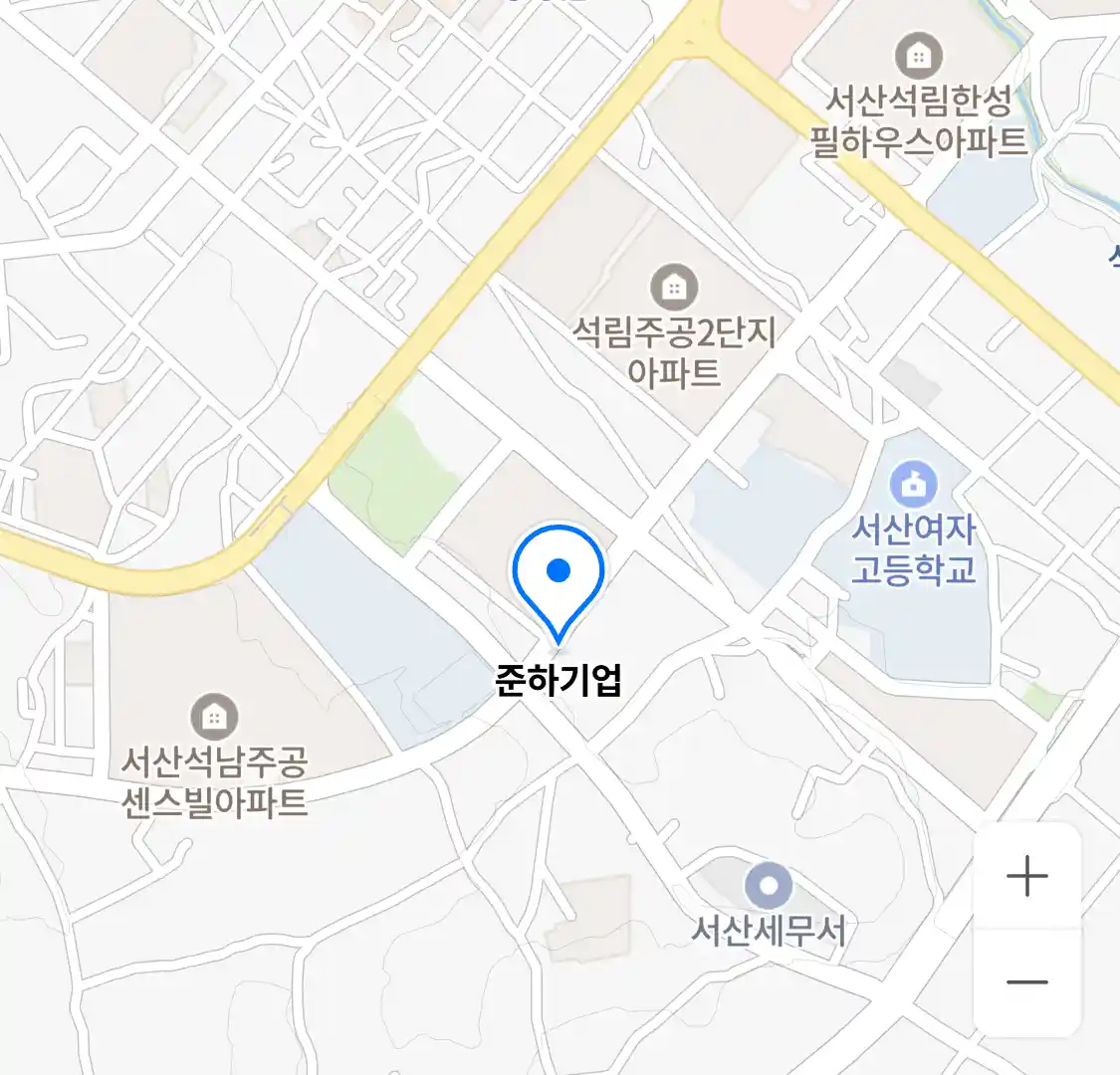 준하기업 위치