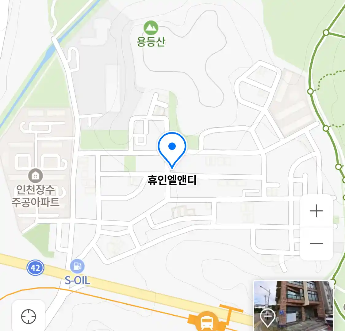 휴인엘앤디 위치