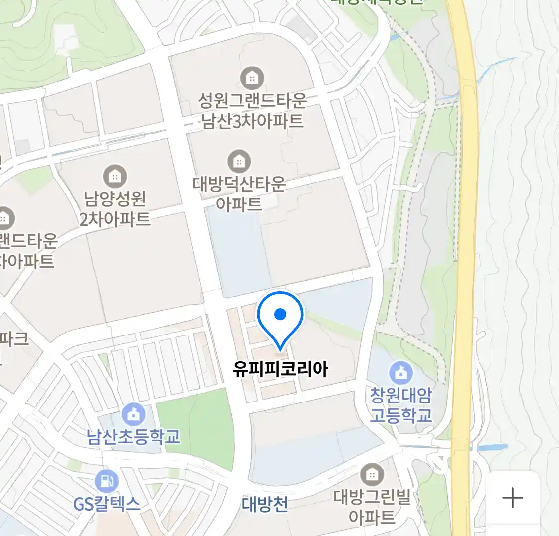 유피피코리아 위치