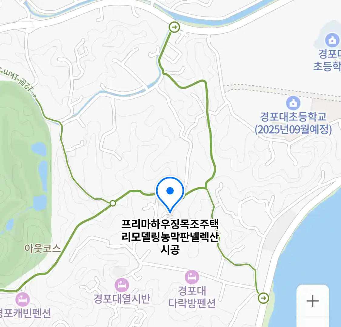 프리마하우징목조주택리모델링농막판넬렉산시공 위치