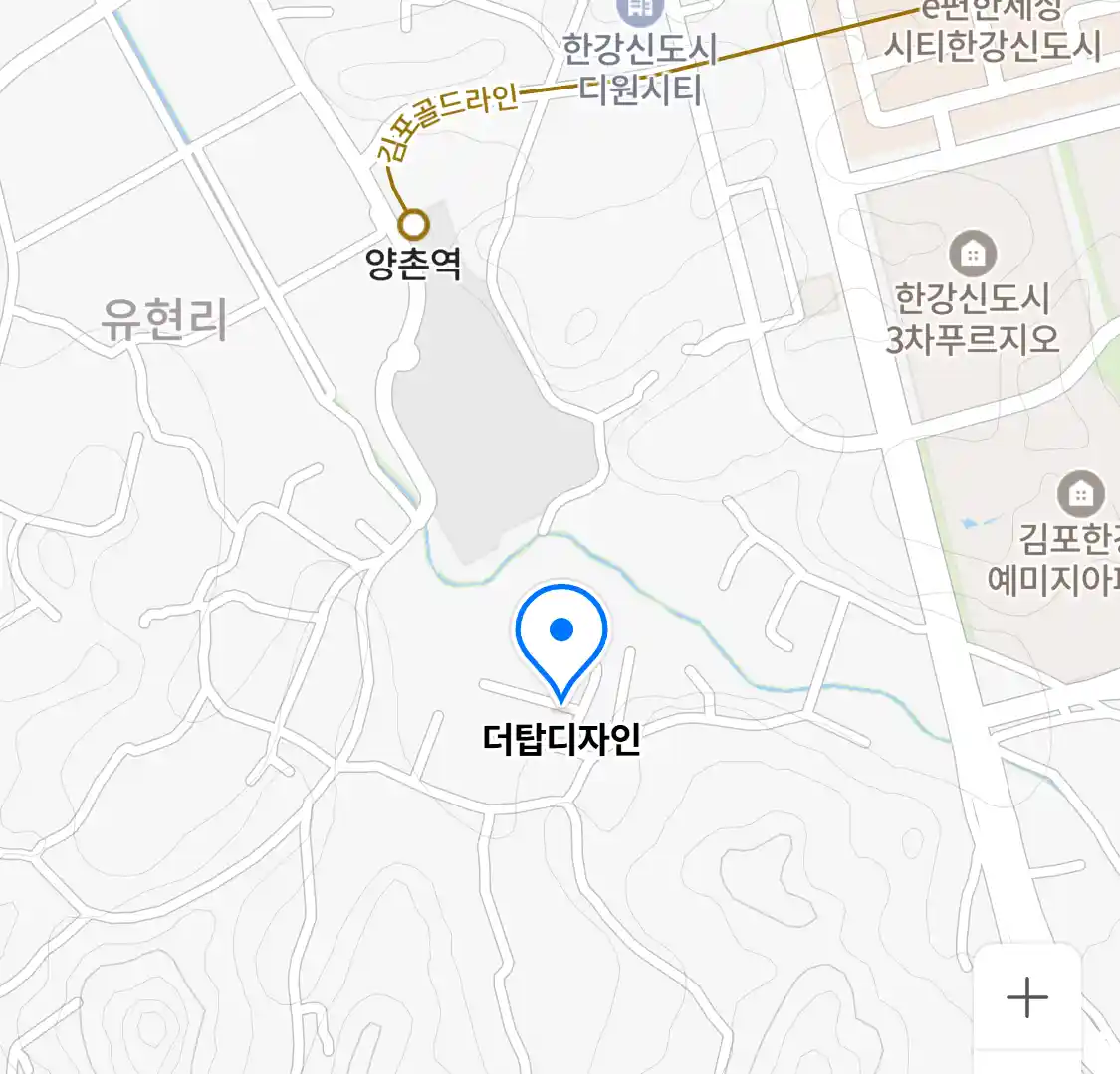 더탑디자인 위치