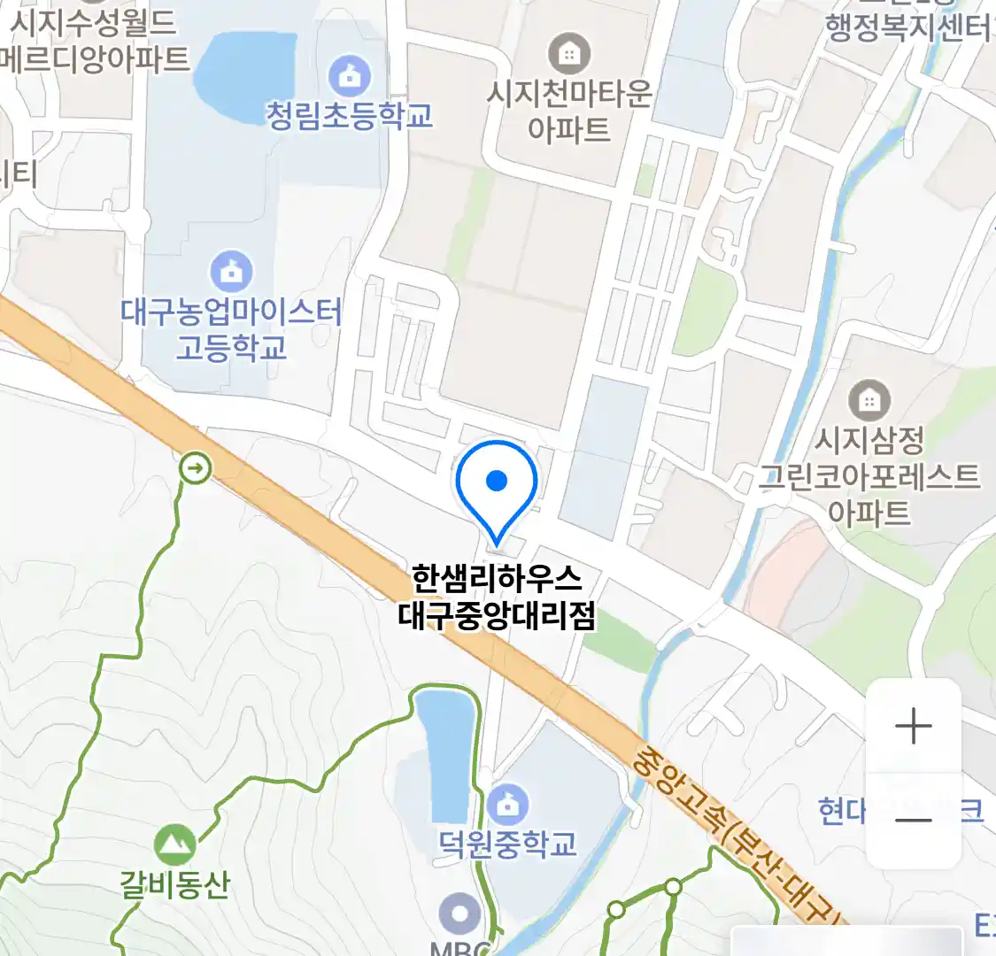 한샘리하우스 대구중앙대리점 지도