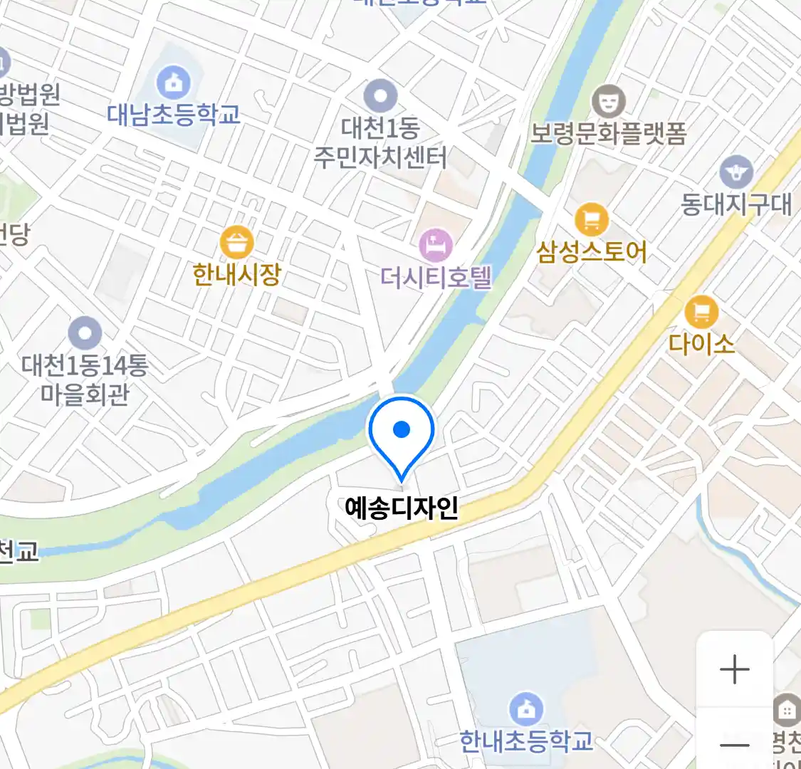 예송디자인 위치