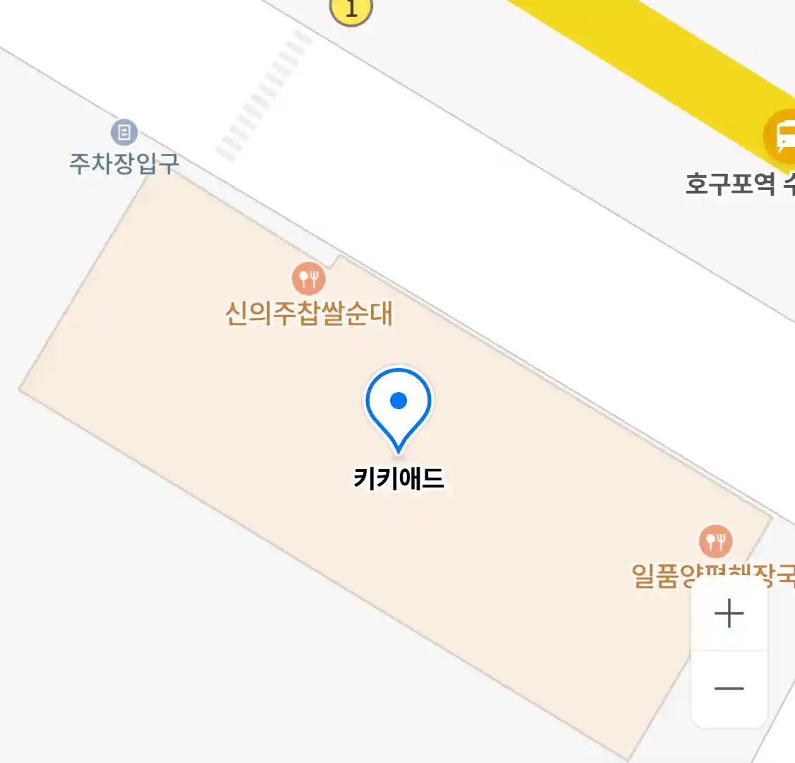 키키애드 위치