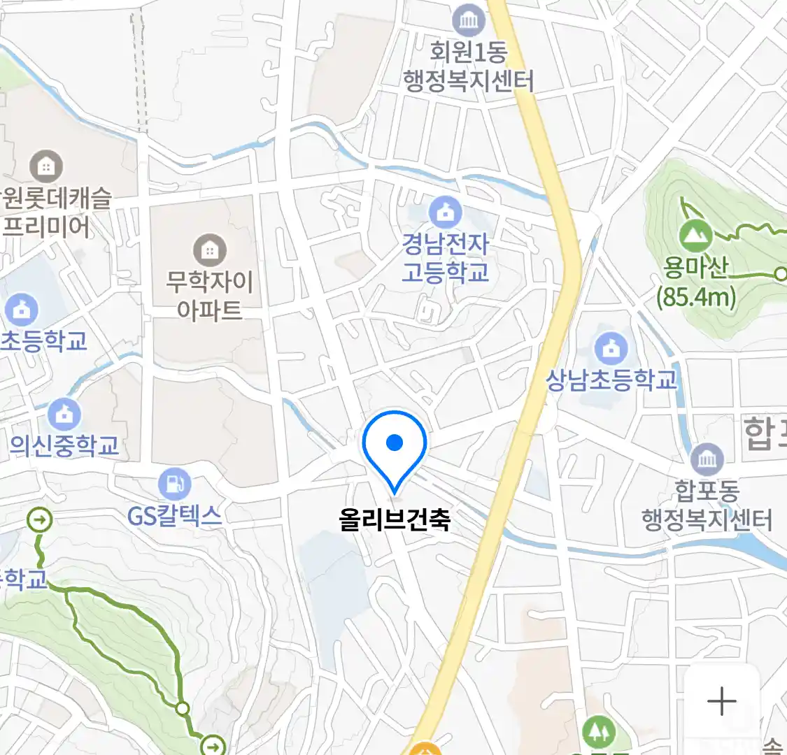 올리브건축 위치