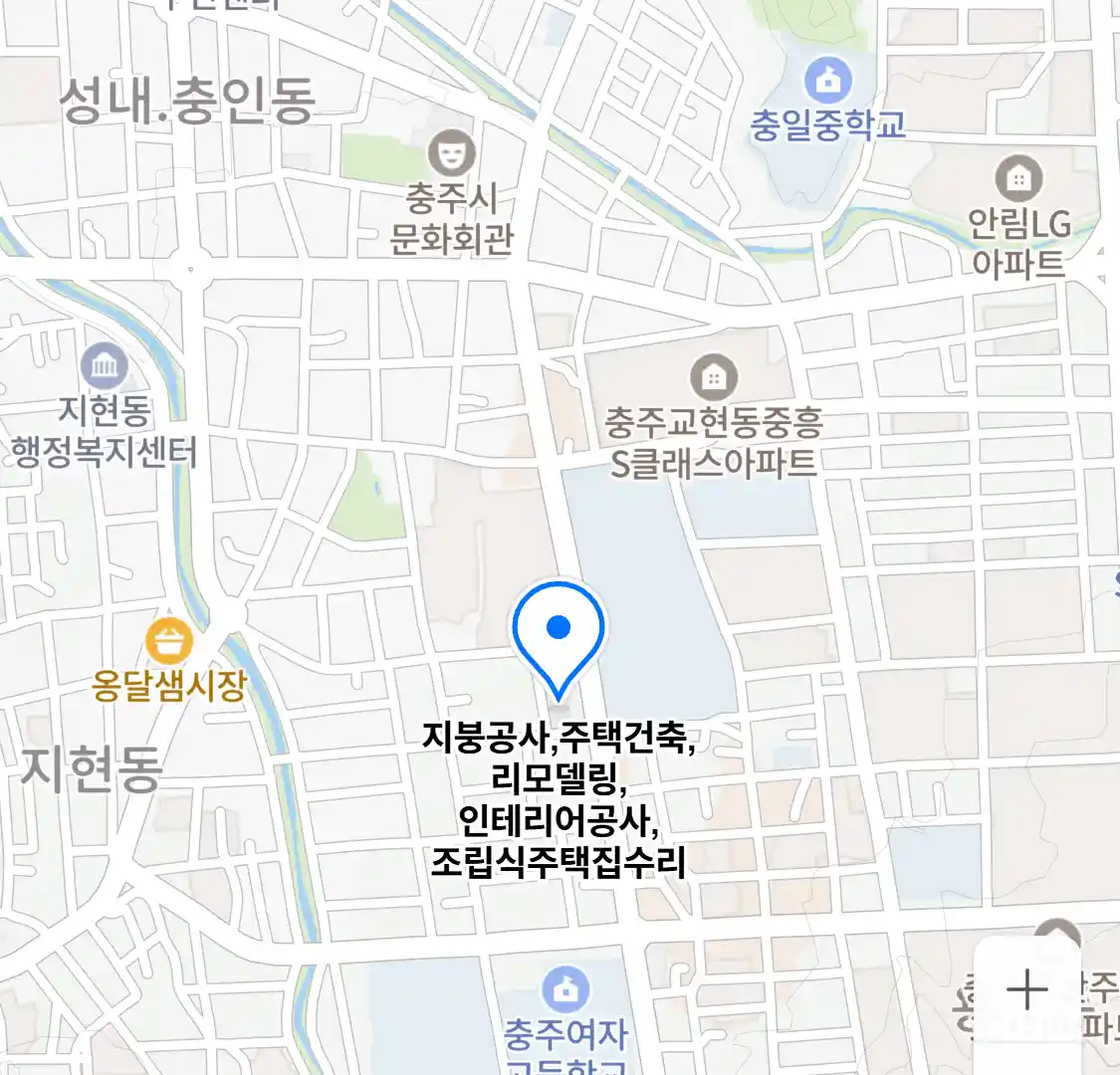 지붕공사,주택건축,리모델링,인테리어공사,조립식주택집수리 위치