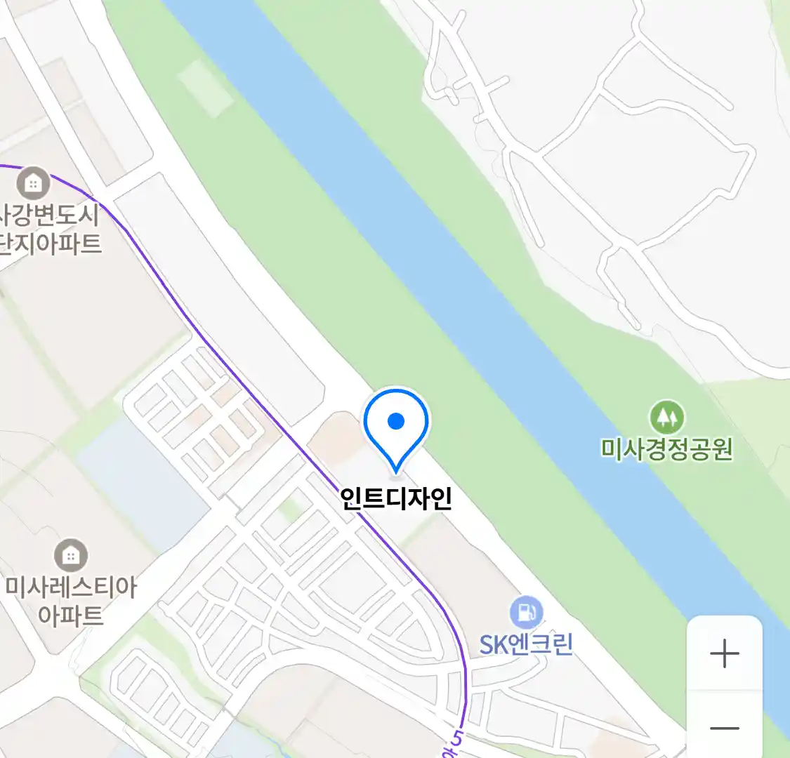 인트디자인 위치