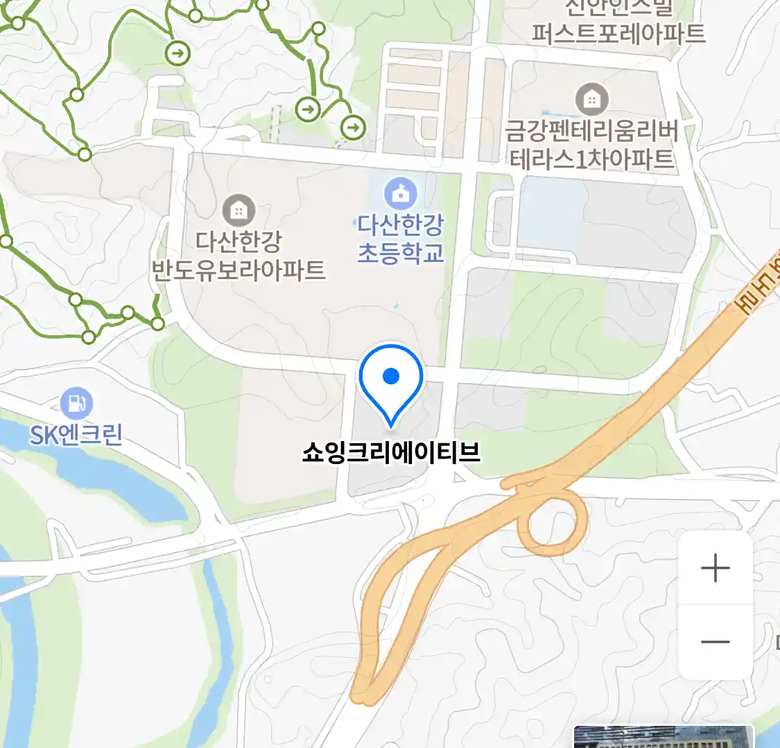 쇼잉크리에이티브 위치