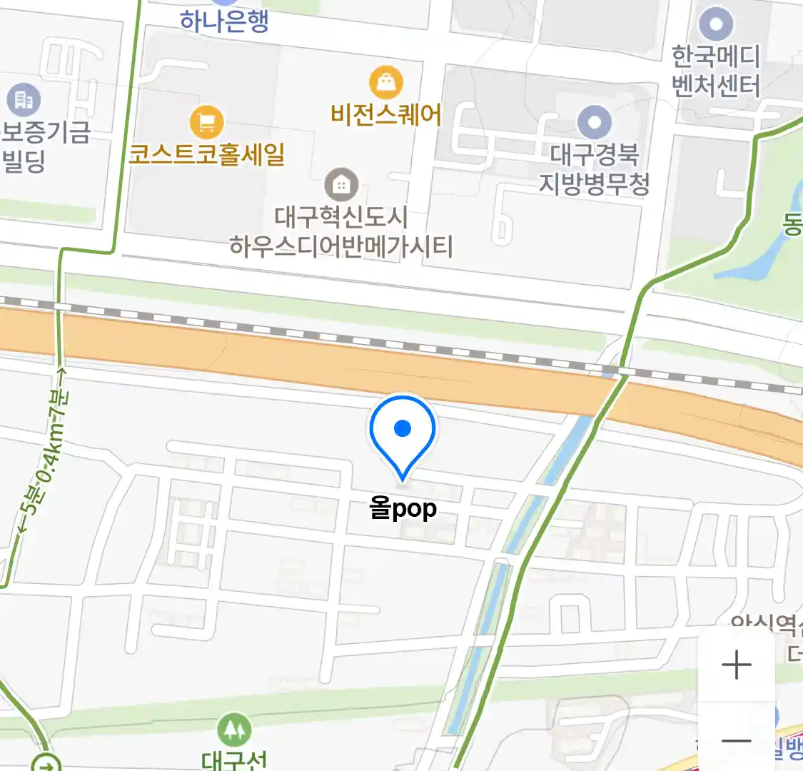 올pop 위치