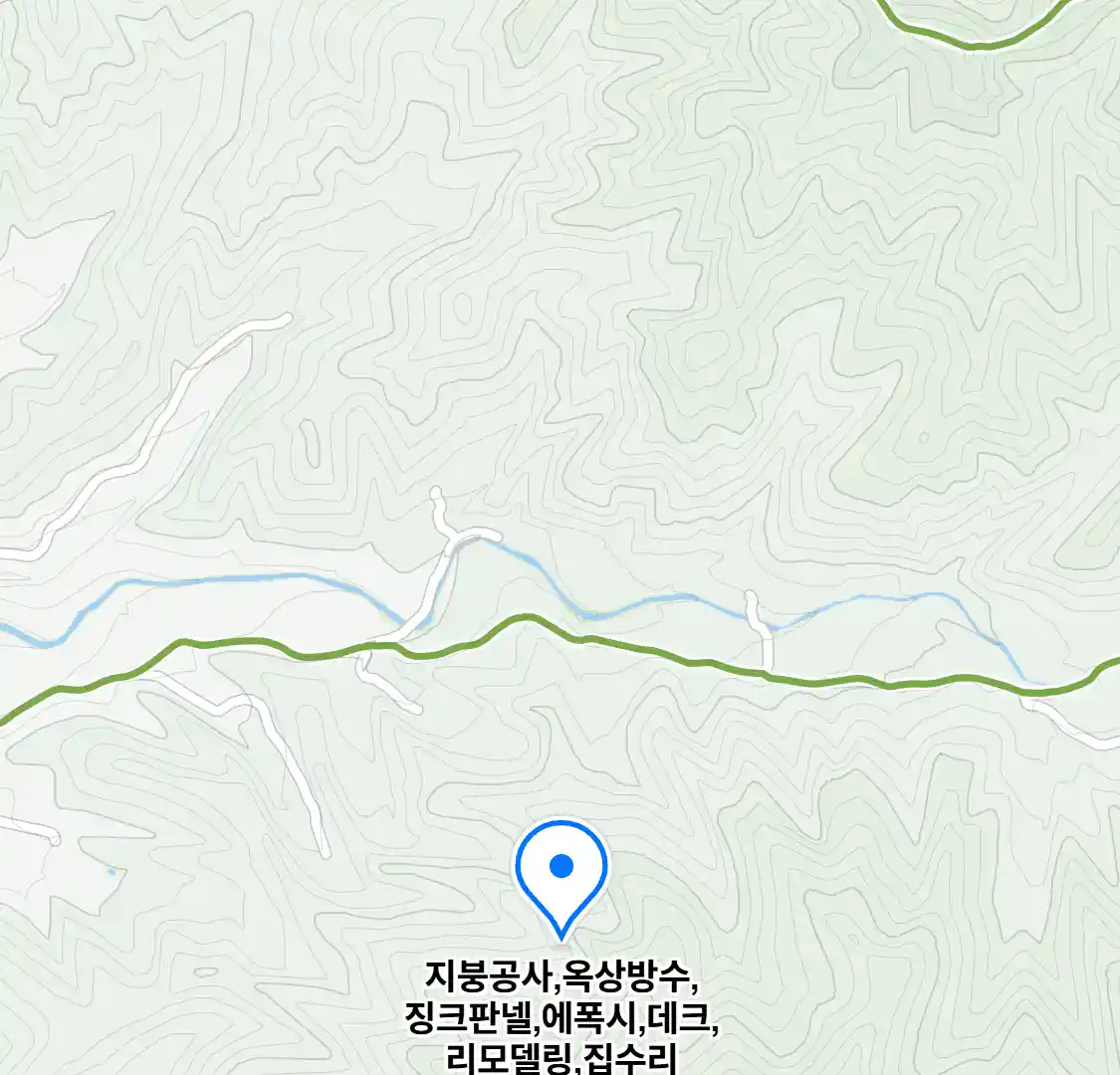 지붕공사,옥상방수,징크판넬,에폭시,데크,리모델링,집수리 위치