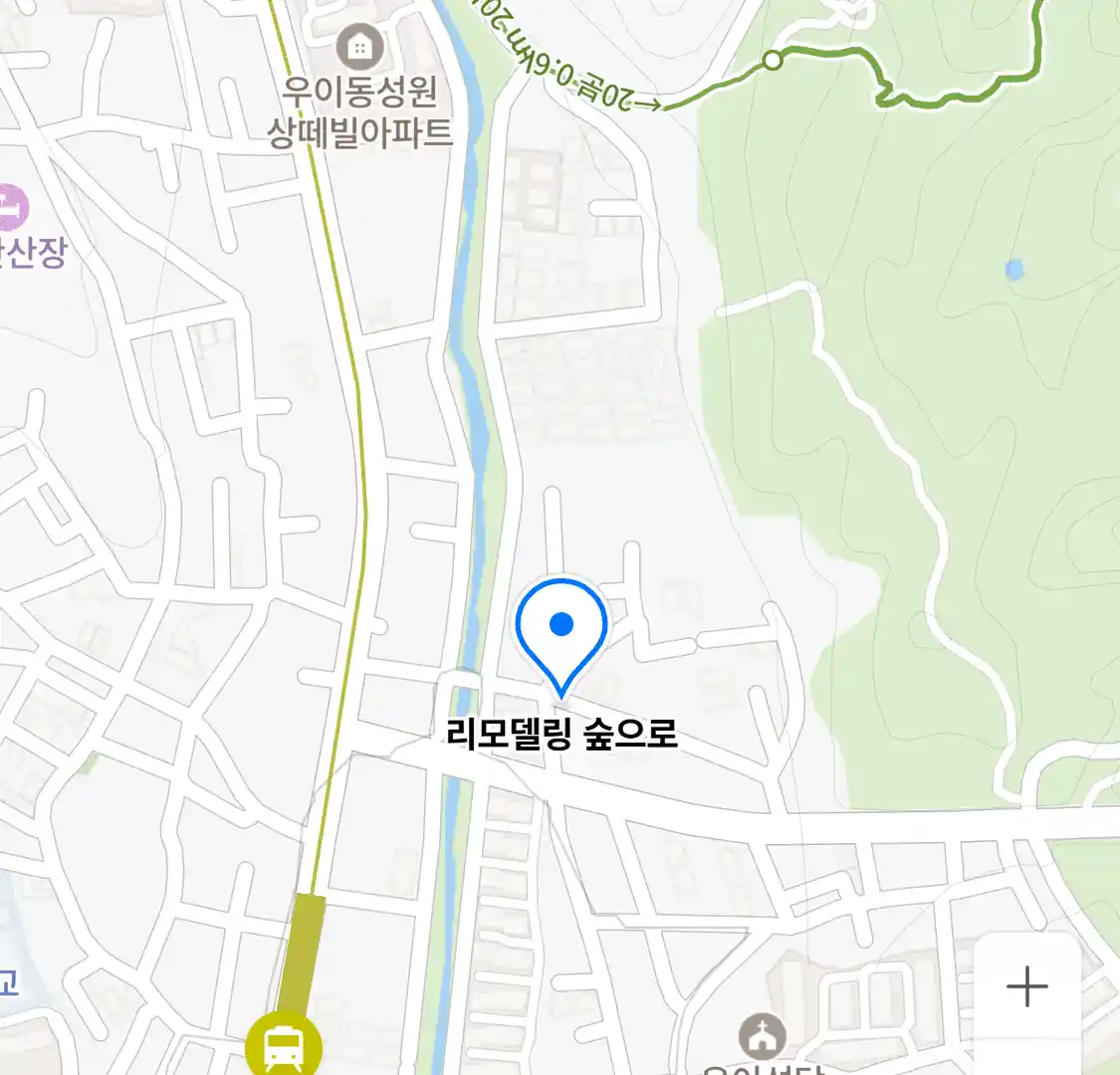리모델링 숲으로 위치