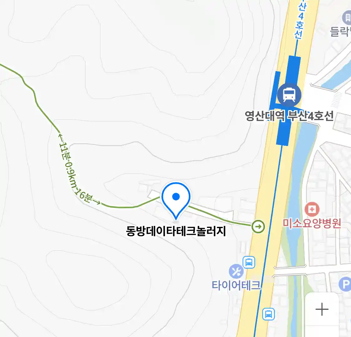 동방데이타테크놀러지 위치