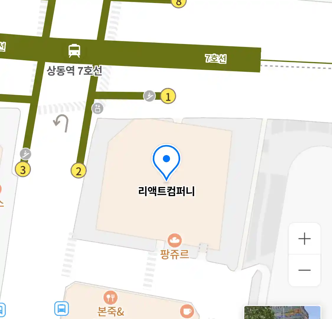 리액트컴퍼니 위치