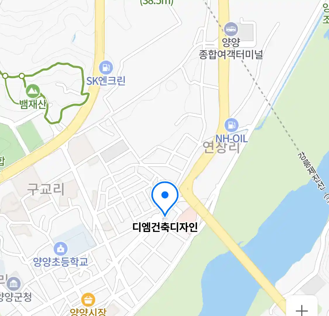 디엠건축디자인 위치