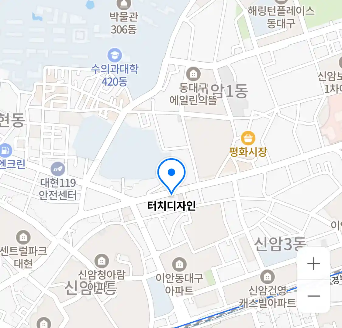 터치디자인 위치