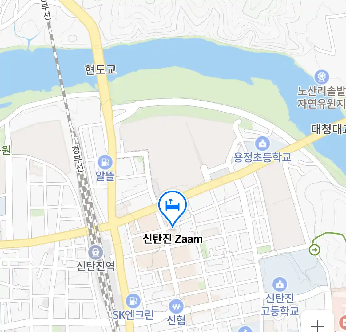 신탄진 Zaam 위치