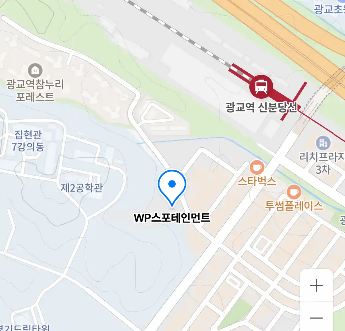 WP스포테인먼트 위치