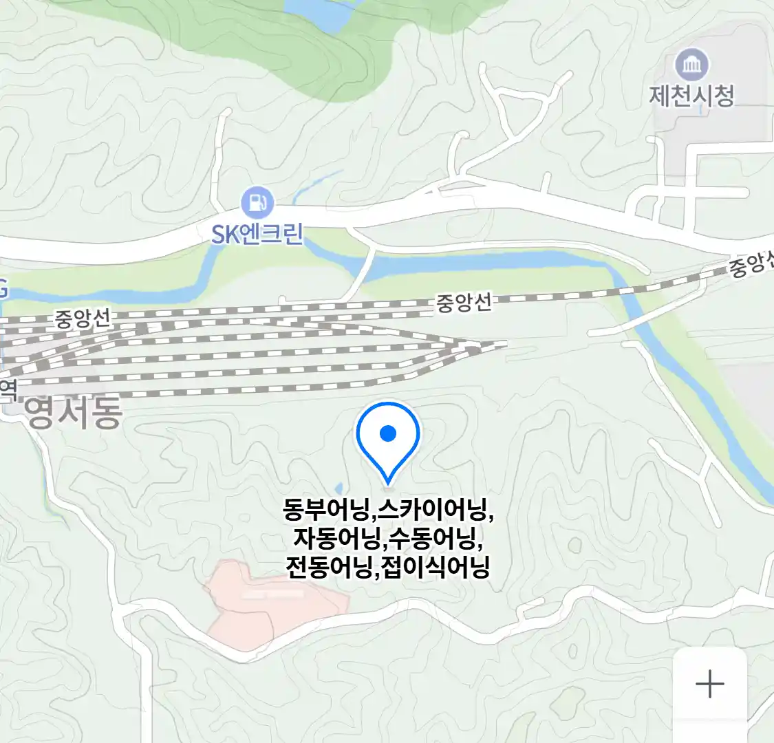 동부어닝 위치