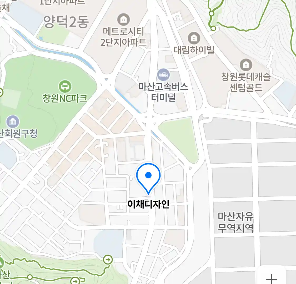 이채디자인 지도