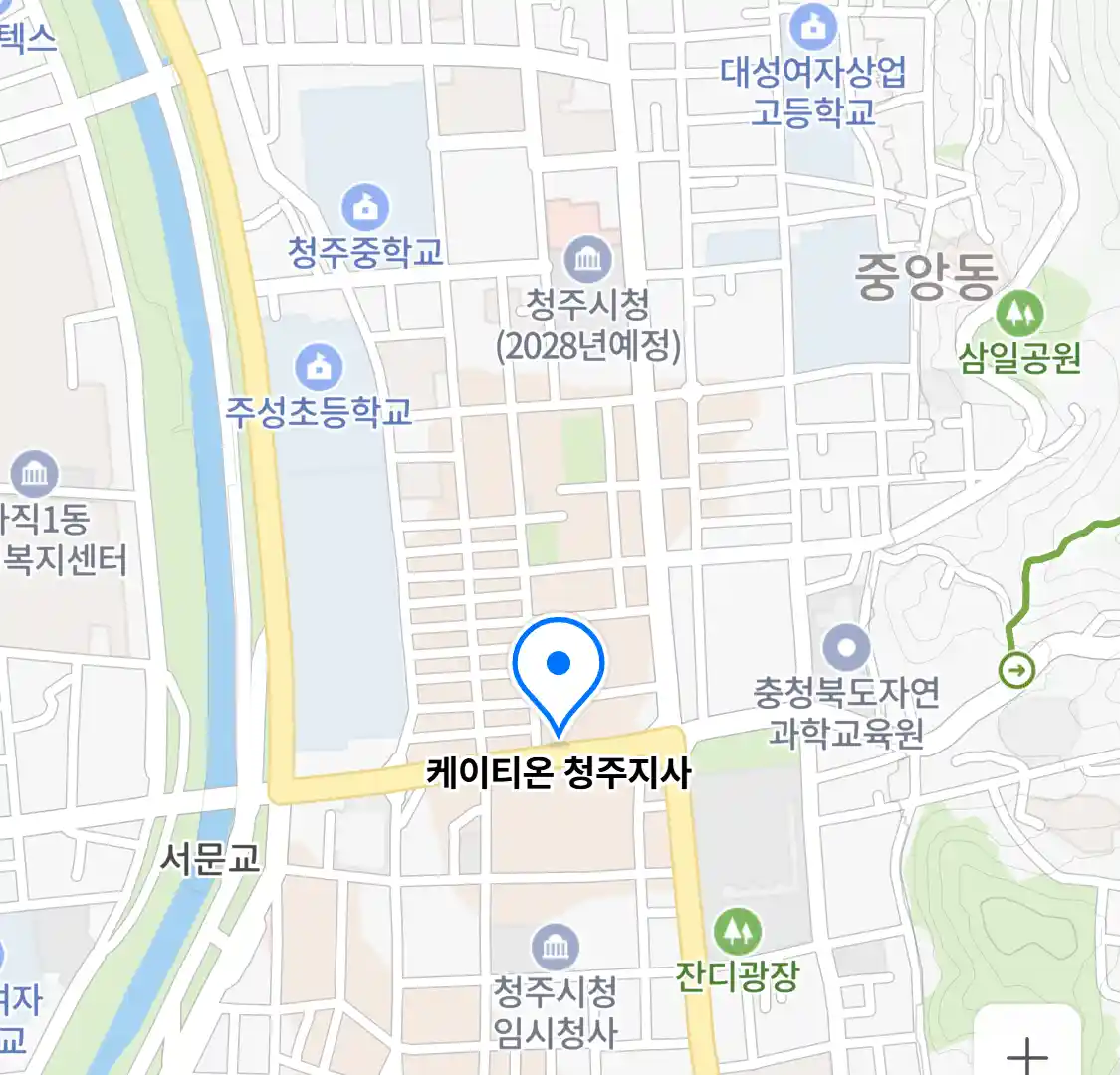 케이티온 청주지사 위치