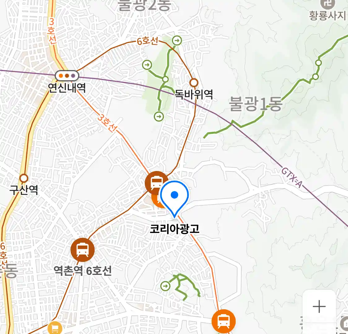 코리아광고 위치