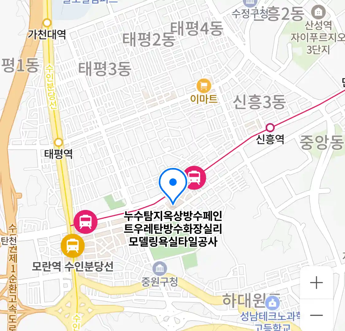 누수탐지옥상방수페인트우레탄방수화장실리모델링욕실타일공사 위치