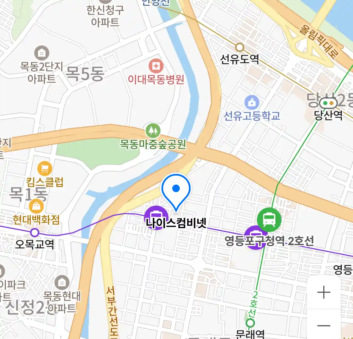 나이스컴비넷 위치