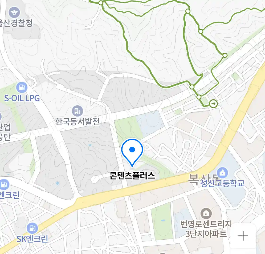 콘텐츠플러스 위치